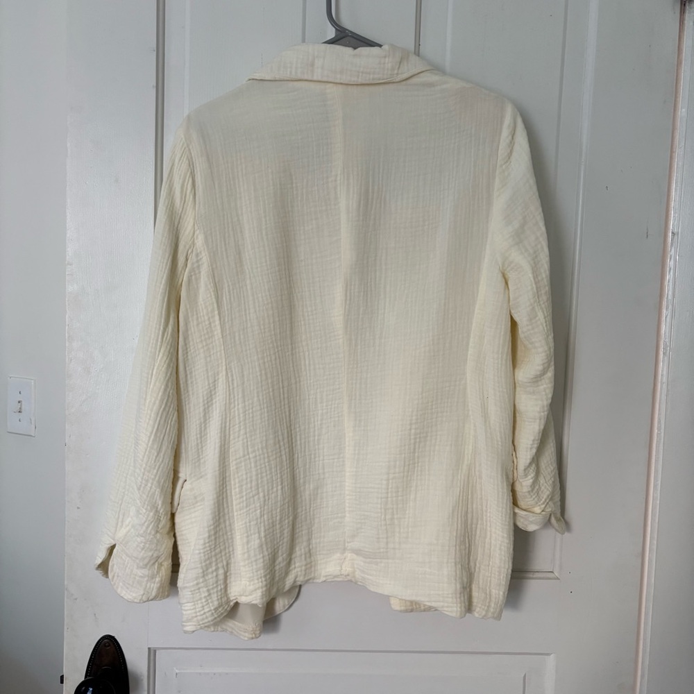Stoosh Cream Textured Blazer - Picture 4 of 4